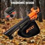 AIVOLT Cordless Leaf System in Use