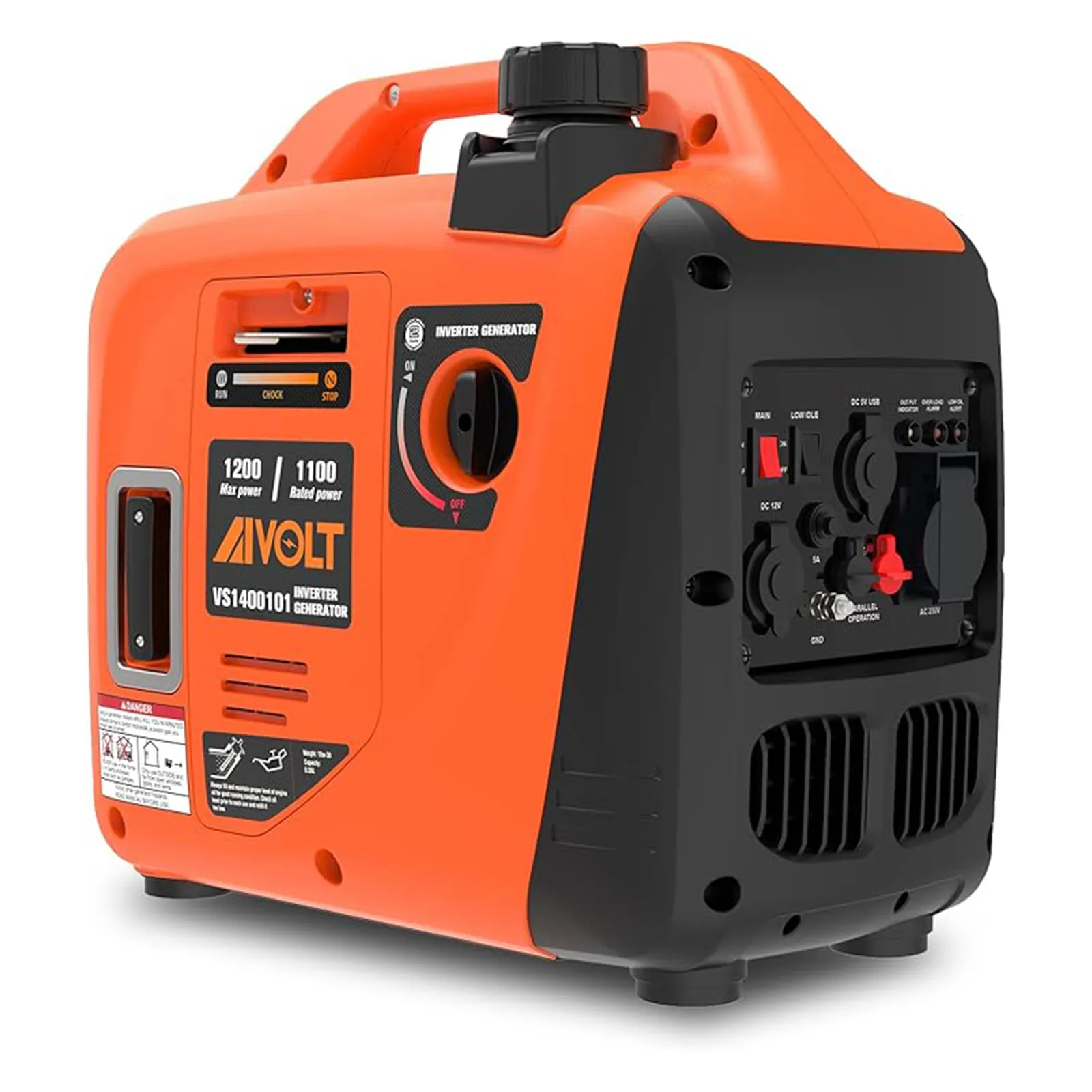 AIVOLT 1200W Portable Inverter Generator