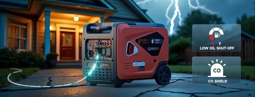 Use Portable Inverter Generator Safely During a Power Outage