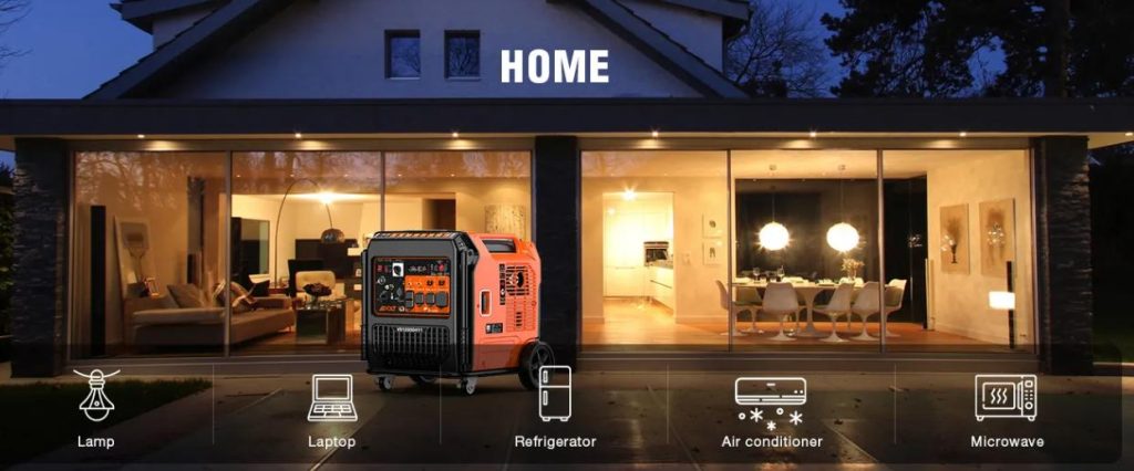 Use inverter generator at home