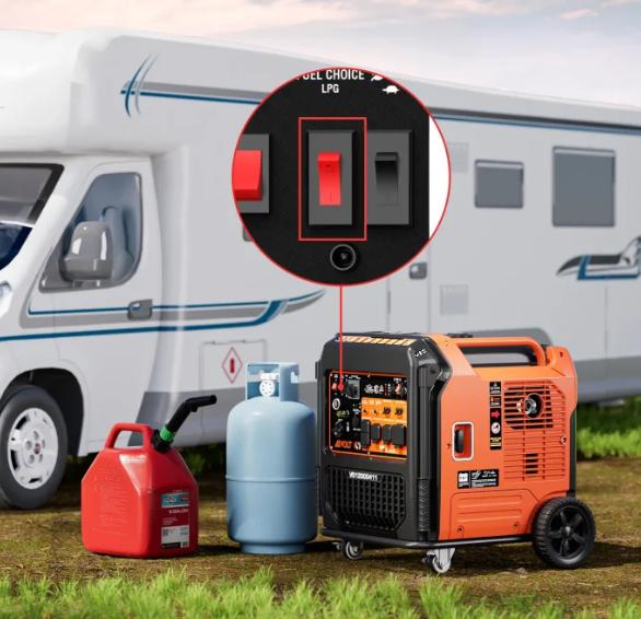 Dual Fuel Inverter Generator Fuel Options Gasoline vs Propane