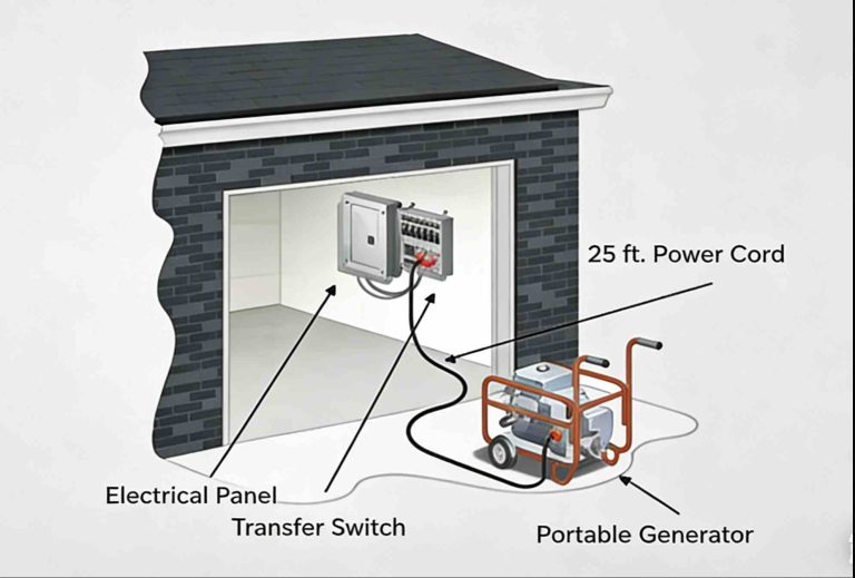 Method to Connect a Portable Generator to Your House