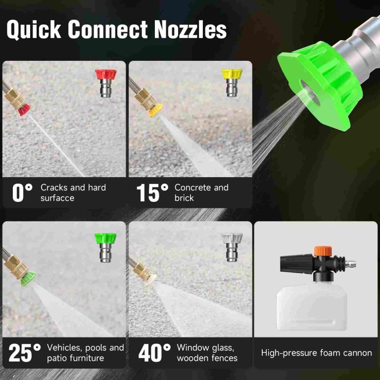 pressure washer 5 nozzles