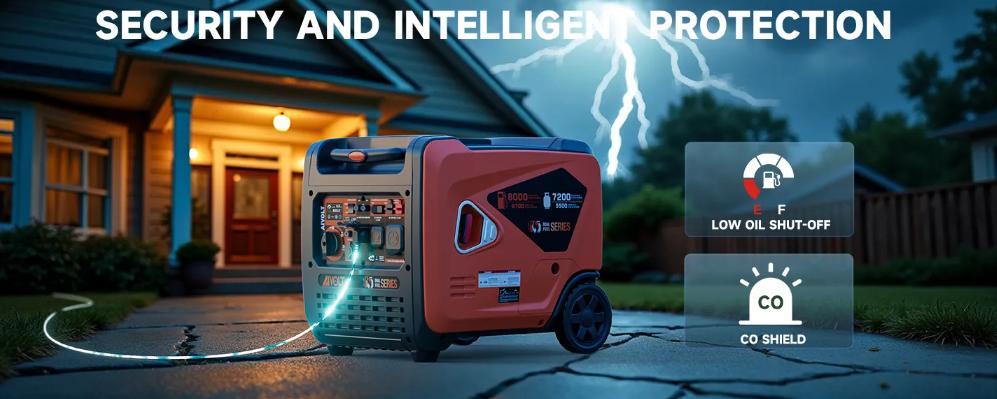 Dual Fuel Inverter Generator in Home Power Outage