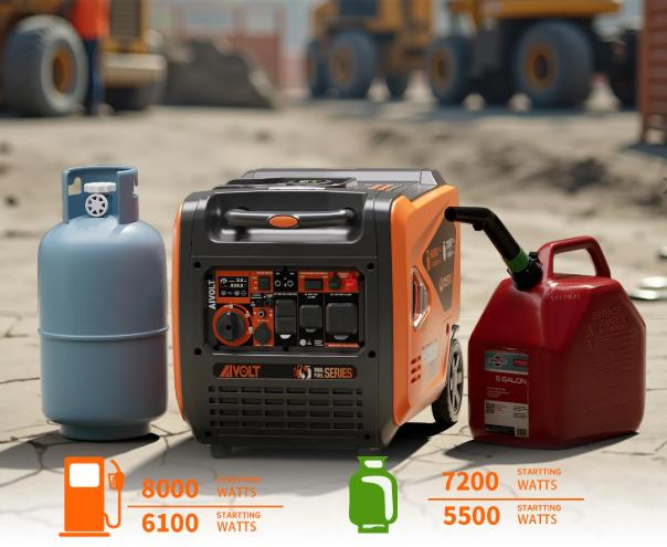 Dual Fuel Inverter Generator