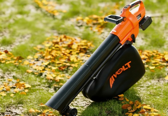 Leaf blower vacuum mulcher for yard cleaning