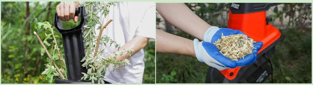 wood chipper shredder uses