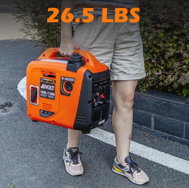 Aivolt 1600W portable inverter generator for camping