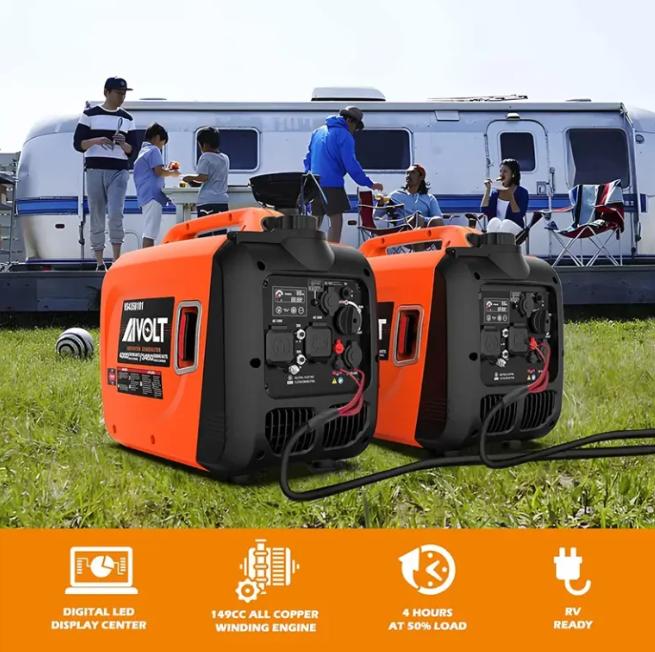 Aivolt 4000W portable inverter generator for camping