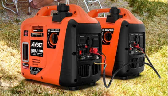 Parallel inverter generator for camping