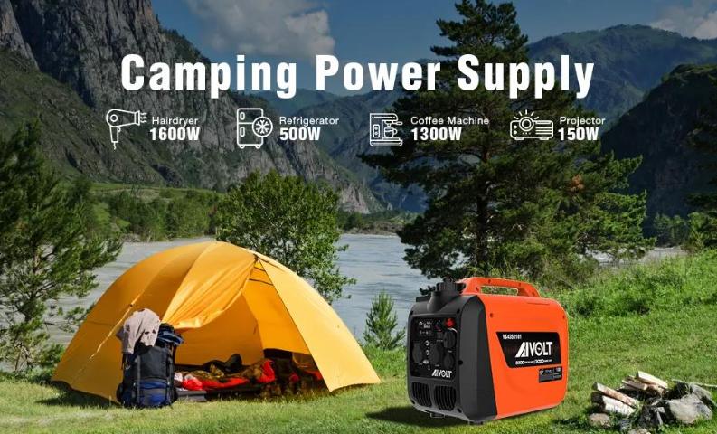 Portable Inverter Generator for Spring Camping