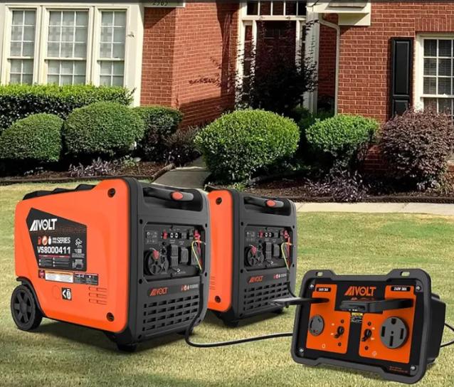Portable inverter generator parallel kit