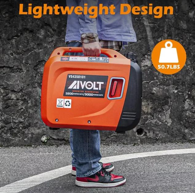 AIVOLT 4300W Closed Inverter Generator