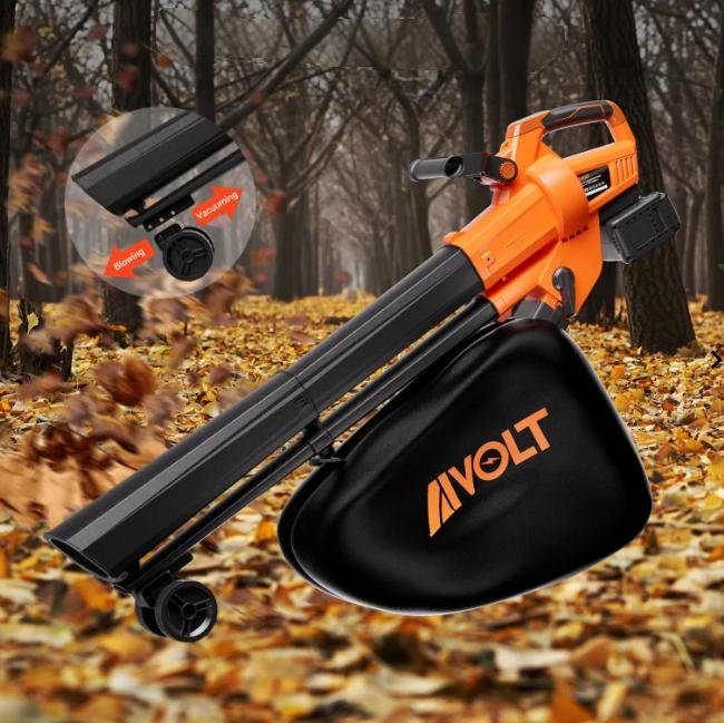 3-in-1 cordless leaf mulcher