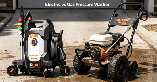 Electric vs Gas pressure washer